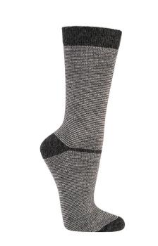 2 Paar TippTexx 24 Ringel Trend-Socken mit Merino- & Alpakawolle